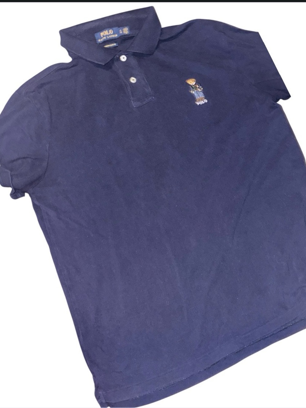 Polo Ralph Lauren Navy Bear Polo Shirt